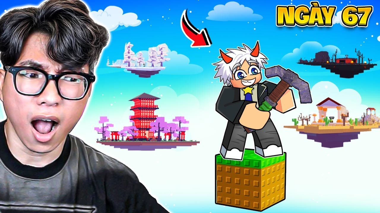 BI HUỲNH SINH TỒN 100 NGÀY TRÊN ONE BLOCK TRONG ROBLOX