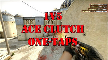 CSGO: de_dust2 1v5 One-Tap ACE Clutch #BoostedUnicorns