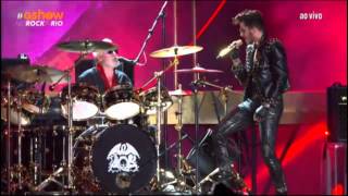 queen adam lambert another one bites the dust rock in rio 2015