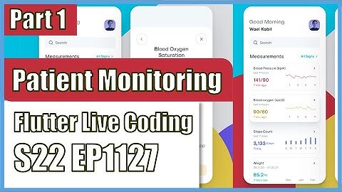 [Flutter] Flutter Live Coding EP1127 (Patient Monitoring App Part 1)