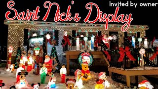 2022 Holiday House Decorations  St. Nick's Display