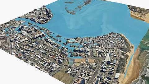 Maroochydore and storm surges: a 3D bathtub model