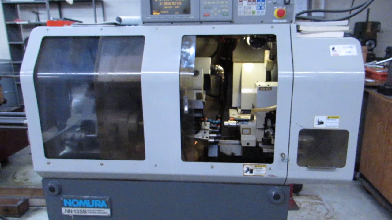 unノウン Nomura, NN-13SB, CNC Swiss Screw Machine w/Live Tooling and Sub