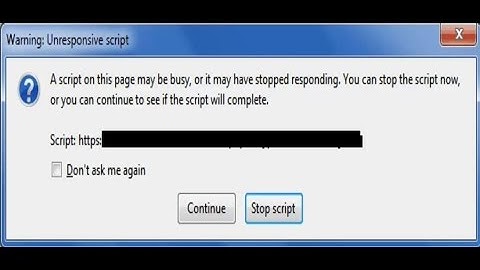 Fix "Warning : Unresponsive Script" in Mozila Firefox.