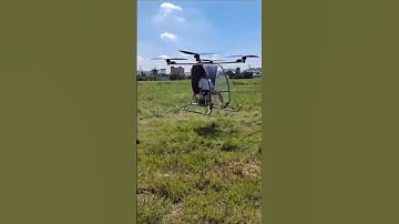 a large drone：A DIY large drone that can take a driver to fly #drones #diy