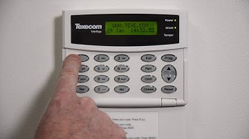 How to operate your Texecom Veritas alarm system via the Veritas LCD keypad