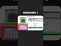 Windows 1.0💻 is Explained Simply #microsoft #windows #operatingsystem  #tech #windowstips