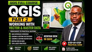 QGIS Full Course – Part 2 | Download, Whole GUI, Installation & Vector/Raster Data Hands-On Tutorial