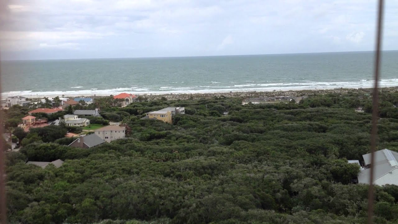 View of Atlantic Ocean from Ponce Inlet Lighthouse - YouTube