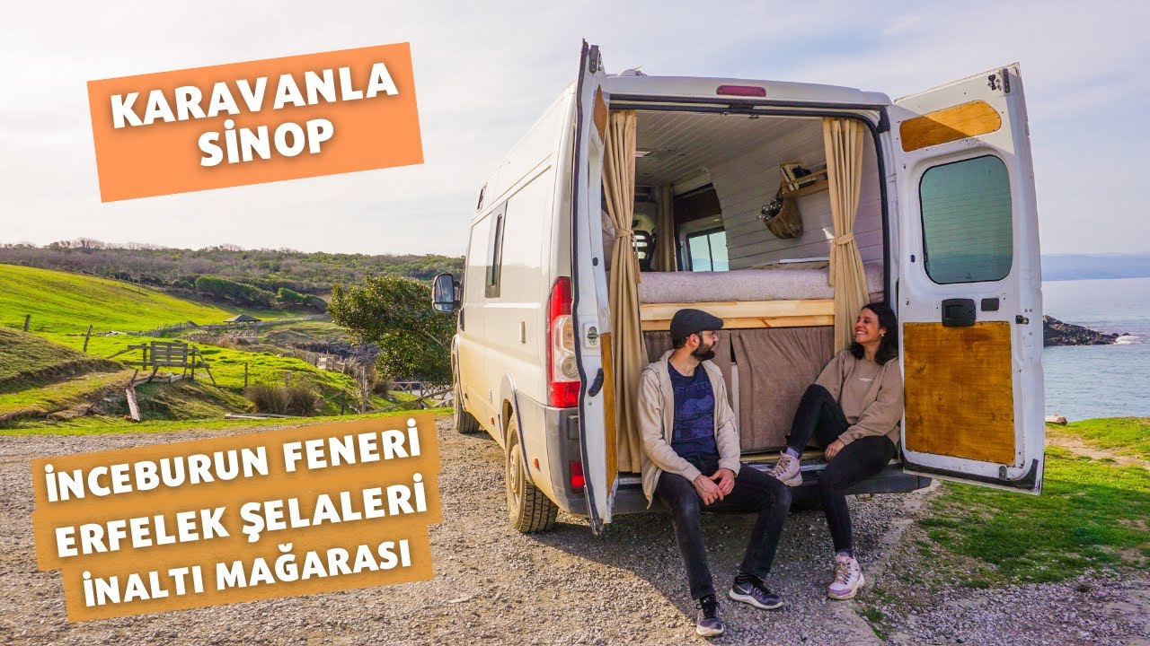 KARAVANLA SİNOP! | EN KUZEYDE 1 GECE! | İnceburun | Erfelek Şelalesi | İnaltı Mağarası | Hamsilos