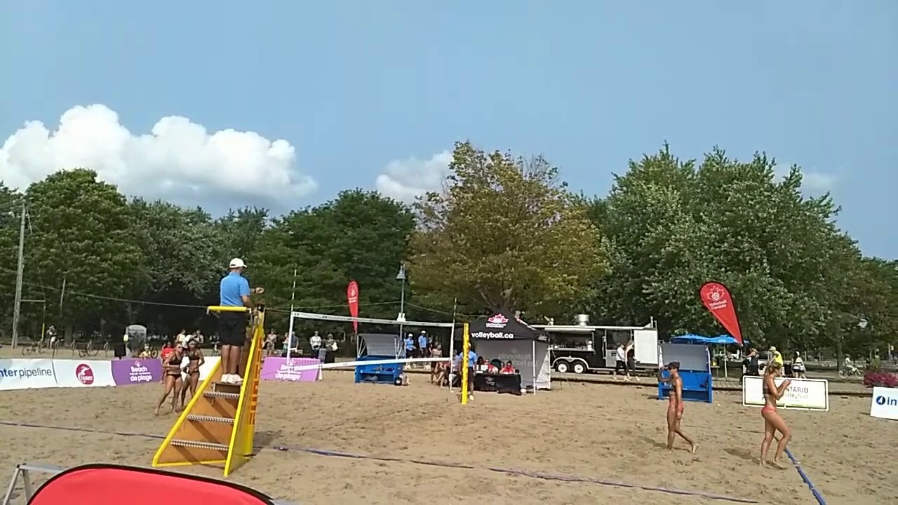 Ontario Woodbine women semifinal beach volleyball YouTube