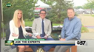 ABC57 KICKOFF Notre Dame v. Central Michigan - Full Show