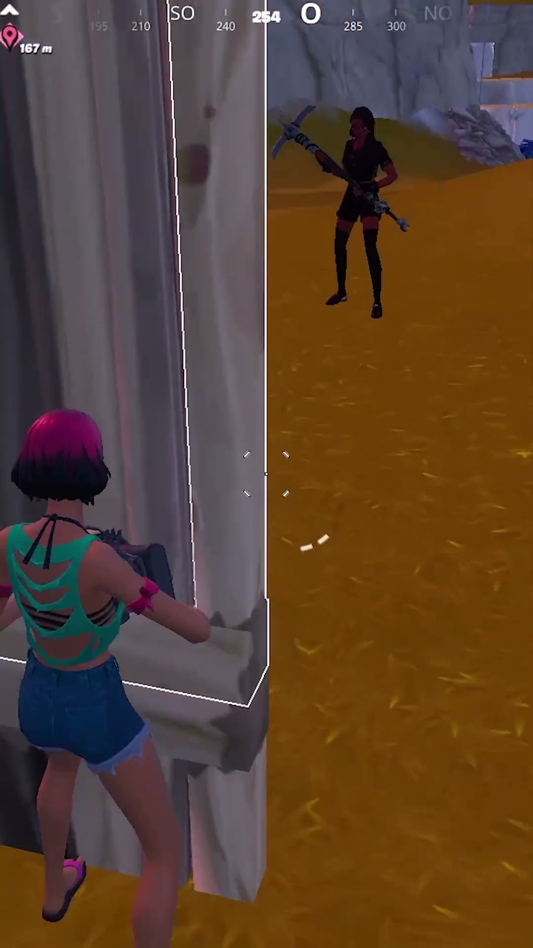 COMMENT TIRER À TRAVERS LES MURS ! #fortnite #shorts