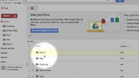 Creating and Deleting Folders in Google Drive