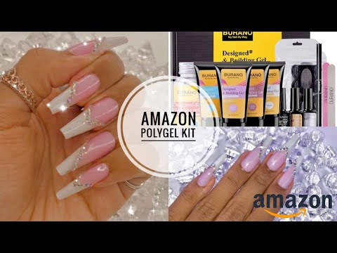 EASY AMAZON POLYGEL NAIL KIT TUTORIAL - YouTube