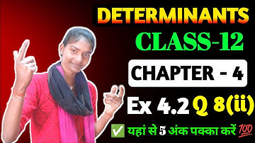 Ex 4.2 Q8 Class 12 Math