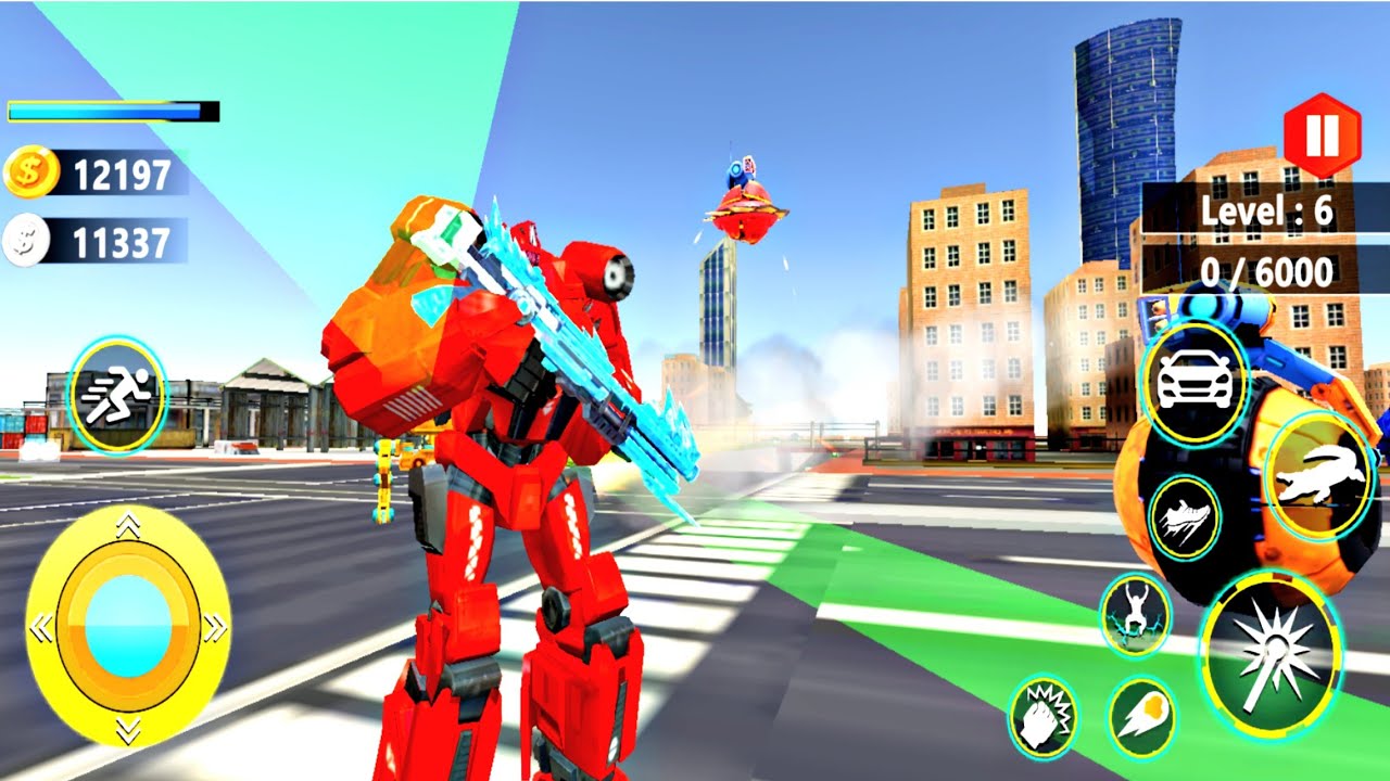 Multi Animal Robot Transforming Cat Robot Car-Crocodile Robot Bicycle-Android Gameplay AGTV