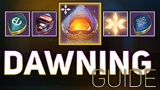 The Dawning 2020 GUIDE (Masteworking Oven, ALL Recipes, & Farming Dawning Essence) | Destiny 2