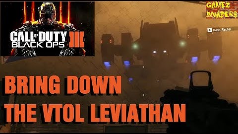 Black Ops 3 LOTUS TOWERS Bring Down The VTOL Leviathan Walk Through 52