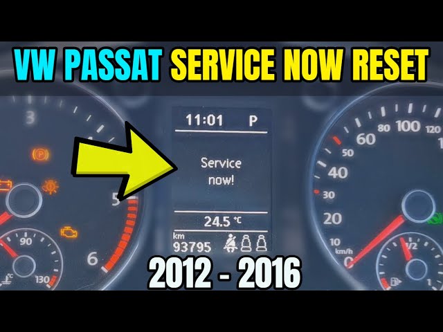 Forkert kom over Føderale Volkswagen Passat Service Now Warning Reset - How To DIY - YouTube