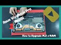 How to upgrade M.2 Pcie Nvme SSD RAM Asus VivaBook Pro N580G disassembly