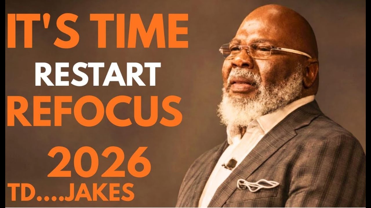 “IT’S TIME TO RESET, RESTART, AND REFOCUS IN 2026 | POWERFUL MOTIVATIONAL SPEECH – TD JAKES”