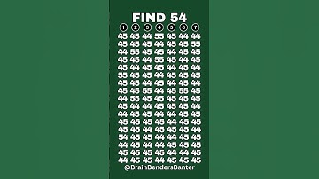 Test Your Observation Skills With This FAST Number Game! #shorts
