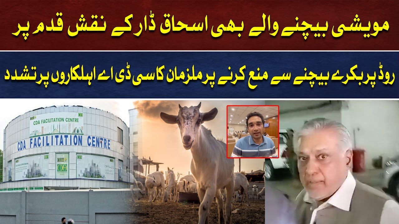 Goats Sellers beat CDA officials for prohibiting sale of goats on the