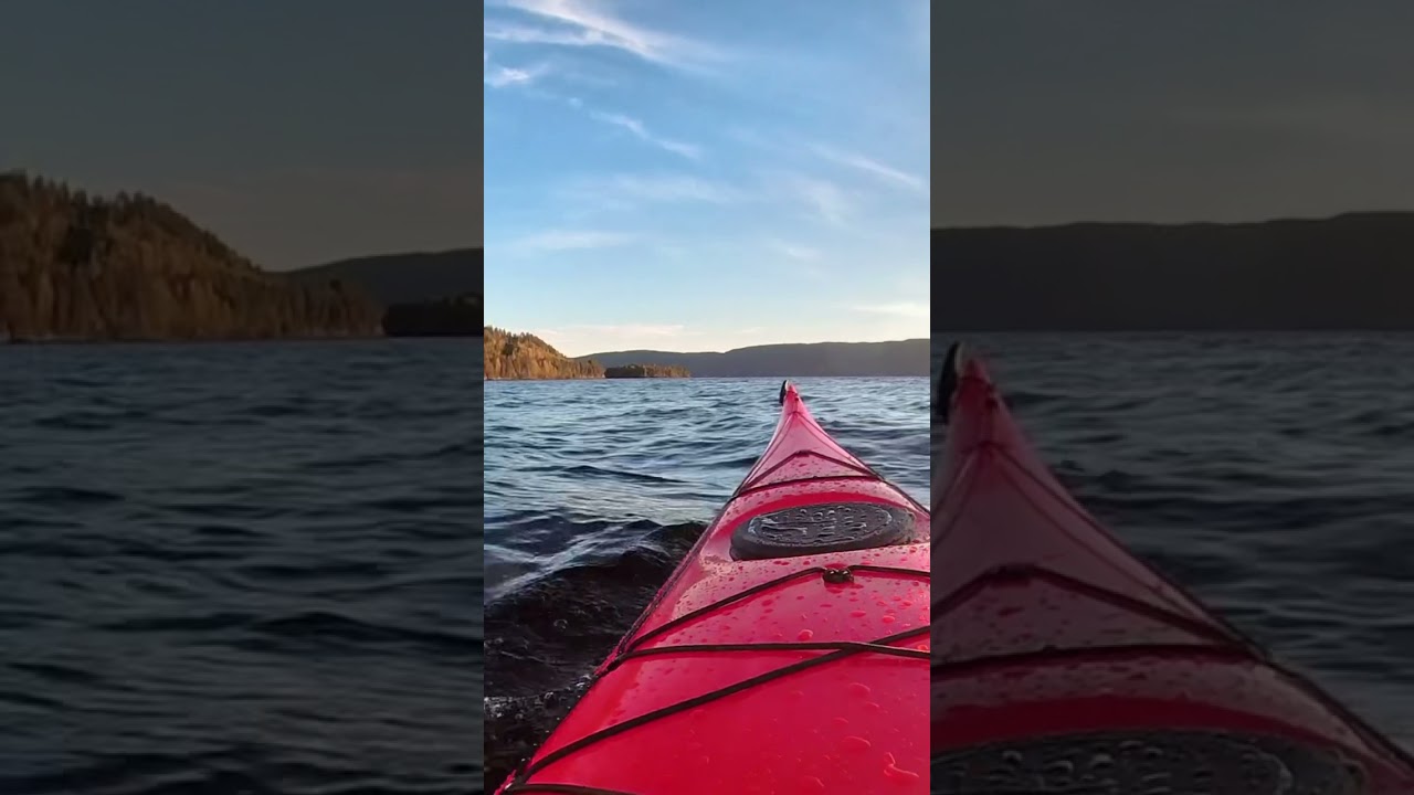 Sunset kayaking @ Tyrifjorden lake