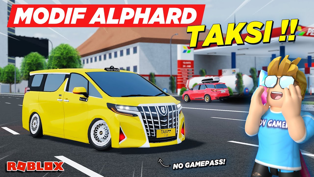 MODIFIKASI ALPHARD TAKSI MBOIS JADI KENCANG TANPA GAMEPASS !! CDID UPDATE - Roblox Indonesia