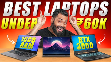 Top 5 Best Laptops Under Rs.60,000⚡16GB RAM, RTX 3050, 144Hz & More