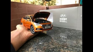 Unboxing of Mini Hyundai Verna 2017 Diecast model Toy car