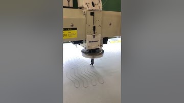 How to use wire stitching machine to stitch wire and laser cutter machine to cut fabric ?