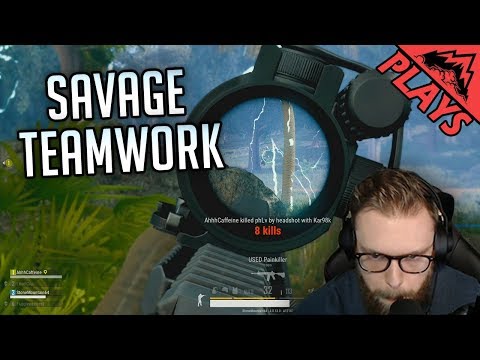 SAVAGE TEAMWORK - PlayerUnknown's Battlegrounds Gameplay #179 (StoneMountain64 PUBG FPP Squad )