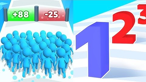 Number Master vs Count Master - ASMR games ( New Update ) Max level Gameplay ios games 