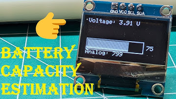 Battery Voltage & Capacity Estimation Using Arduino #arduino