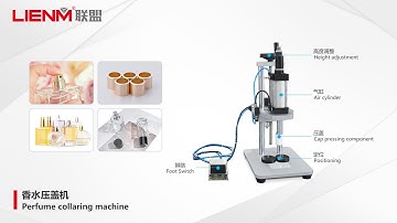 Semi-Automatic Perfume Bottle Collar Press Machine Cap Pressing Machine