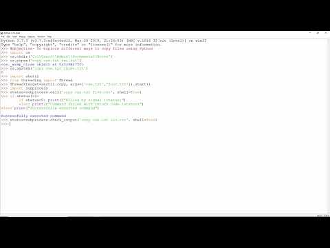 Copying Files with Python Practical