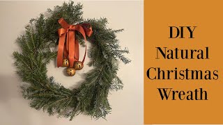 DIY Natural Christmas Wreath