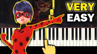 Miraculous Ladybug - Theme - VERY EASY Piano tutorial Resimi