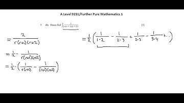A Level 9231 Further pure mathematics 1 specimen paper question 1
