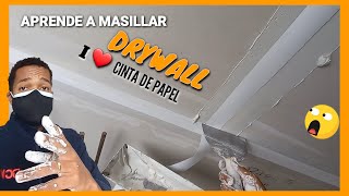 ◇ Mi técnica secreta para masillar placa de yeso #drywall ☆