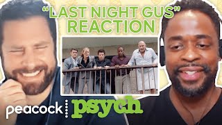 James and Dule React To 'Last Night Gus' | Psych