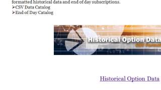 Historical Option Prices