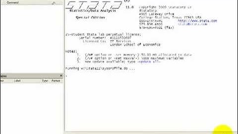 STATA Tutorials: Introducing the Software
