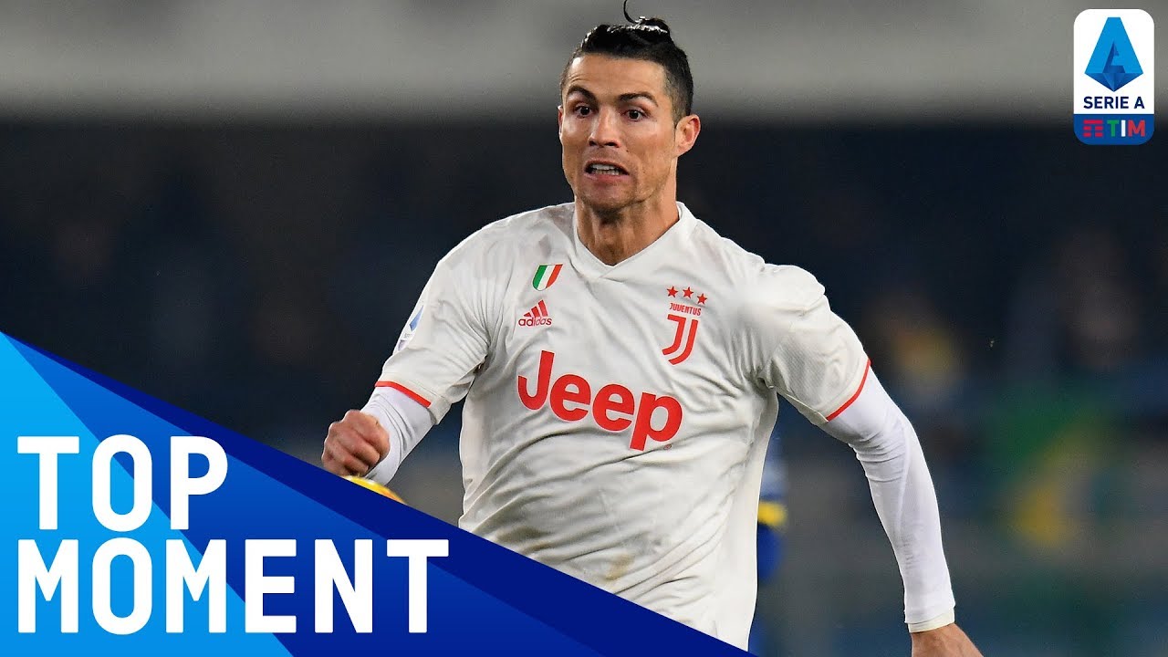 Ronaldo Scores For The 10th Consecutive Game  Hellas Verona 2 1 Juventus  Top Moment  Serie A TIM