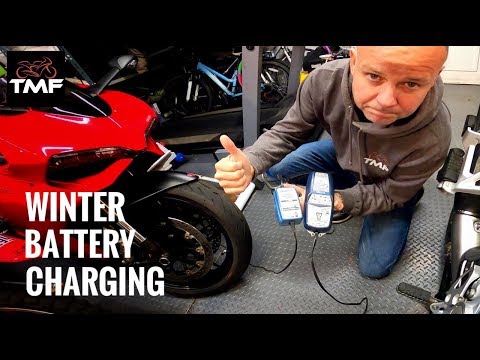 How to keep you motorbike batteries from going flat over winter