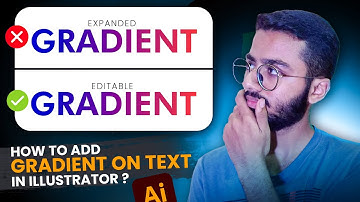 Create Editable Gradient Text in Adobe Illustrator without Expand