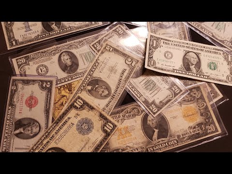 Old US Paper Currency: Showing Changes Through The Years