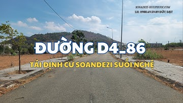 Đường D4_Lô 86 Tái Định Cư Sonadezi Suối Nghệ, Châu Đức. Vị trí cực đẹp